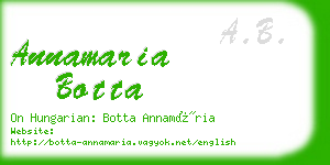 annamaria botta business card